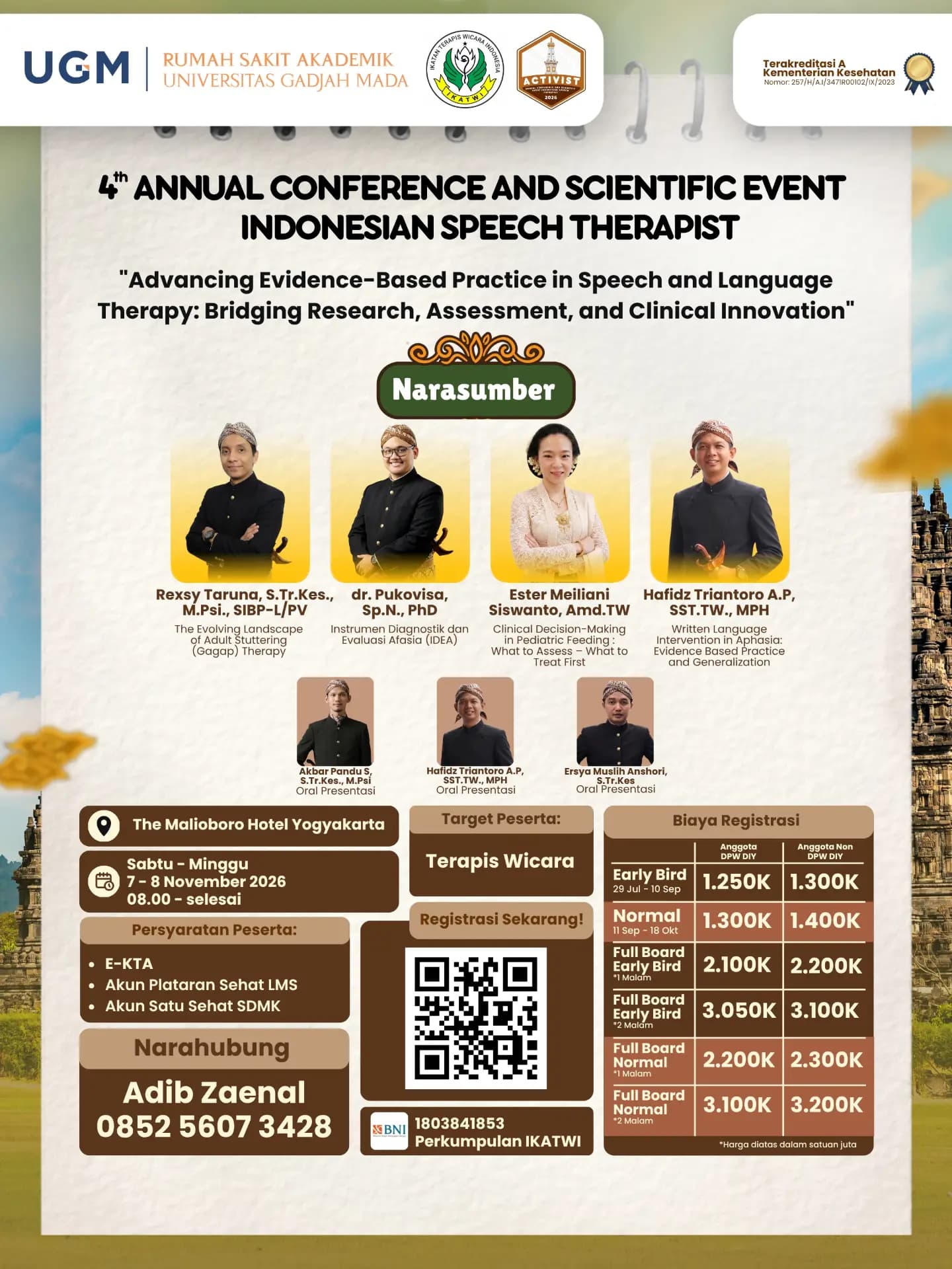 4th Annual Conference and Scientific Event Indonesian Speech Therapist